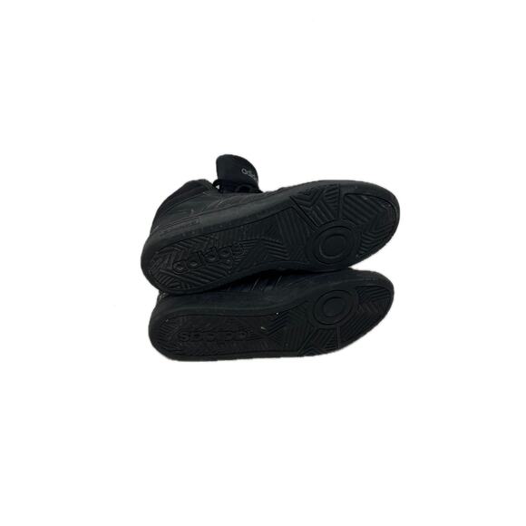 Adidas Hoops 3.0 Black Lace Up High Top Shoes Mens 11.5 - Picture 4 of 7